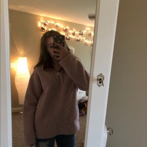 Pink sweatshirt